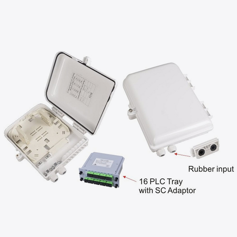 T7-225B-PLC صندوق توزيع الألياف البصرية 16 الأساسية